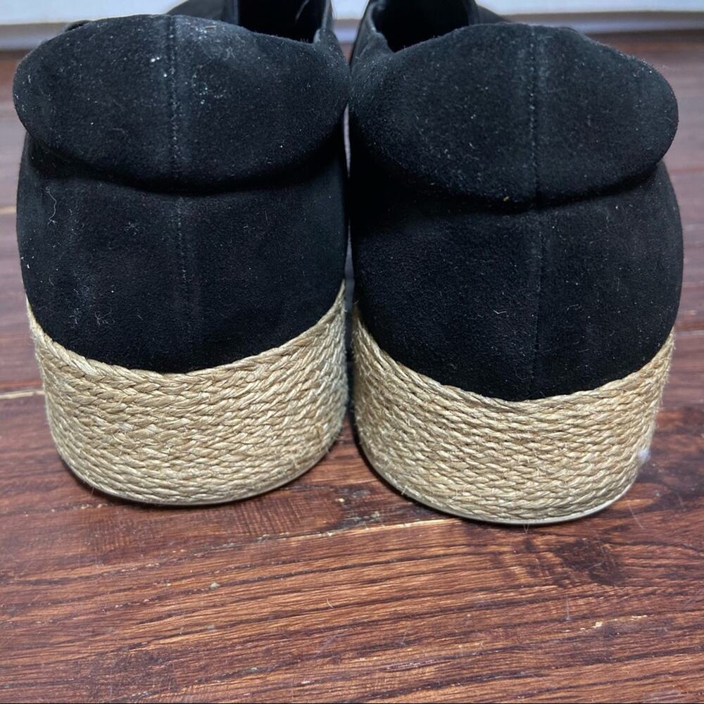 Vince platform espadrille slip on sneaker Black 8.5 - Picture 3 of 4